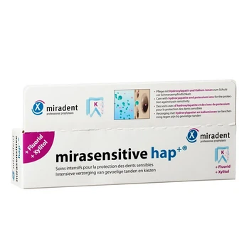 Зубна паста для чутливих зубів Miradent Mirasensitive hap+ 50 мл