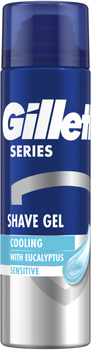 Гель для гоління Gillette Series Охолоджуючий з евкаліптом 200 мл (7702018457786)