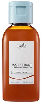 Шампунь от выпадения волос La'dor Root Re-Boot Purifying Shampoo Ginger&Apple для чувствительной кожи головы 50 мл (8808033025036)