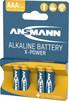 Батарейки Ansmann Alkaline X-Power AAA 1.5 V 4 шт (5015653)