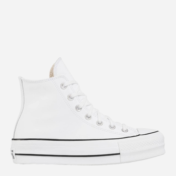 Жіночі кеди високі Converse Platform Hi Leather 561676C 37 (6.5US) 23.5 см Білі (888755795842)