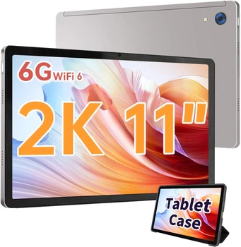Планшет 11" 2K HiGrace C9 10/128Gb 8 ядер Android 13 6800mAh Сріблястий