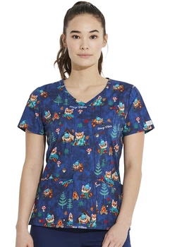 Топ медичний жіночий принт Dickies Prints DK721 S
