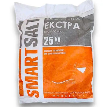 Соль пищевая SMARTSALT Экстра 25 кг