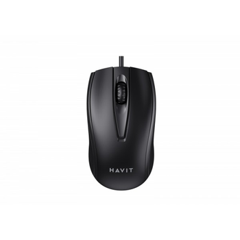 Дротова миша HAVIT HV-MS871 USB Black (1200 DPI, 3 кл) (HV-MS871)