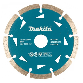 Алмазный диск Makita D-41595 (125х22.23 мм) сегментный для бетона (4924)