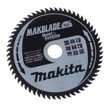 Пильный диск MAKBlade Plus Makita B-08822 (200x30 мм, 60 зубьев) по дереву (6501)