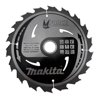 Пильный диск MForce Makita B-07989 (230x30 мм, 18 зубьев) по дереву (6575)