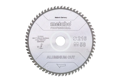 Пильный диск Metabo Aluminium Cut Prof 305х2,6х30 мм Z84 FZ/TZ 5° neg (Картон) 628448000 (8425)