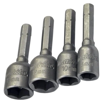 Набор магнитных насадок Makita B-57554 (48 мм, 4 шт) торцевые биты (30459)