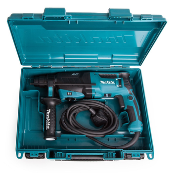 Сетевой перфоратор Makita HR2631F (SDS+, 800 Вт) + кейс (4507)