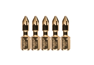 Торсионная бита Impact Gold Makita B-28472 (PZ2, 25 мм, 5 шт) Pozidrive бита с шестигранным хвостовиком (30316)
