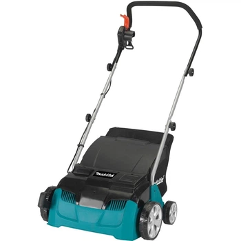 Електричний аератор-скарифікатор Makita UV3200 (1300Вт, 320мм, 30 л) з 5-ступінчастим регулюванням глибини обробки (4552)