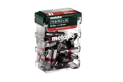 Набор бит Metabo PH 2x25 мм SP, 25 шт 626715000 (8371)