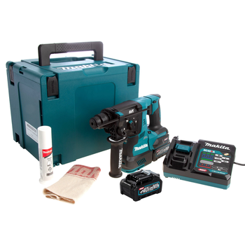 Аккумуляторный бесщеточный перфоратор Makita HR003GM201 XGT 40V MAX SDS-Plus + 2 АКБ 4 Ah + З/У + кейс MakPac электрический трехрежимный ручной (4210)