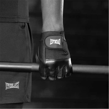 Рукавички для тренувань Everlast Leather Fitness Black, M (46) (11457765)