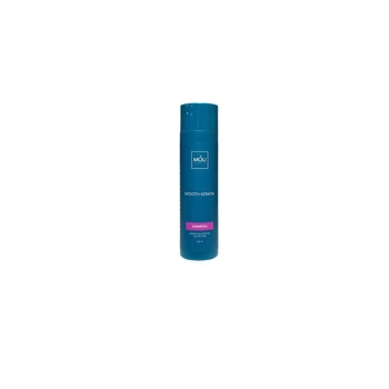 Шампунь безсульфатный Moli Cosmetics с кератином и протеинами шелка, 250 мл.