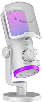 Микрофон конденсаторный Fifine AM6W USB White