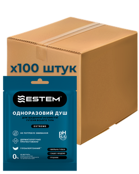 Сухой Душ (100 шт.) Estem Extreme - Для очищения всего тела