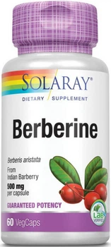 Берберин Solaray Berberine 500 mg 60 капс
