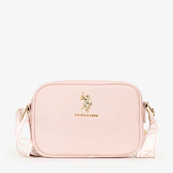 Сумка кросс-боди через плечо женская маленькая U.S. Polo Assn 27A278-AA00A(Blush)_1SZ Пудровая (786662014738)