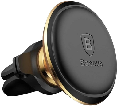 Автотримач магнітний Baseus Magnetic Air Vent Gold (C40141201G13-00)