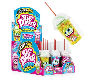 Цукерка Johny Bee Big Dipper Powder – збиті вершки в пудрі 12 шт/уп