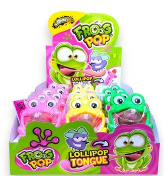 Цукерка JOHNY BEE ® Frog Pop 12 шт