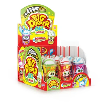 Цукерка Johny Bee Big Dipper Gel – збиті вершки з гелем 12 шт/уп