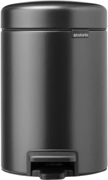 Бак для сміття з педаллю Brabantia NewIcon Pedal Bin 12 л Графітовий (233487_MIRS)