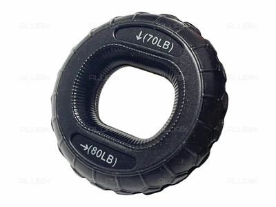 Резиновый кистевой эспандер кольцо, 2 степени нагрузки, 70-80 LB, 7.5 см