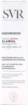 Krem przeciwsłoneczny do twarzy SVR Clairial SPF 50+ 40 ml (3662361003037)