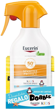 Сонцезахисний спрей для дітей Eucerin Sun Sensitive Photoprotector Kids SPF 50+ 250 мл (4005800344640)