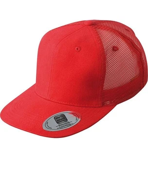Кепка мужская Myrtle Beach 6 Panel Flat Peak Cap U Красный (MB6509MREDU)