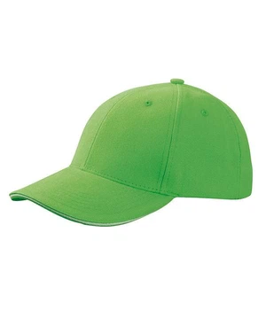 Кепка мужская Myrtle Beach 6 Panel Sandwich Cap U Лимонно-зеленый (MB0024MSGWU)