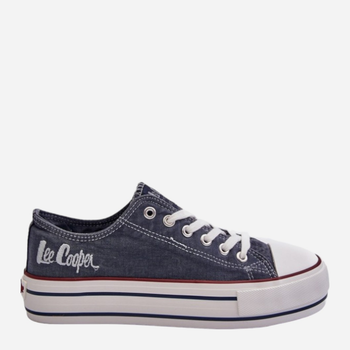 Trampki damskie na platformie Lee Cooper LCW-24-31-2220 39 Granatowe (5904292144884)