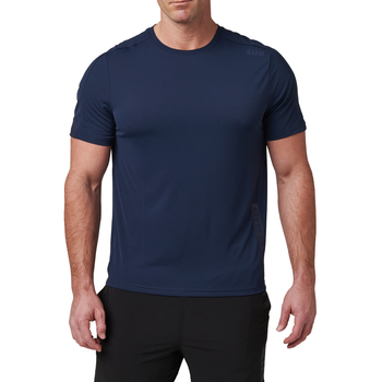 Футболка тактична потовідвідна 5.11 Tactical No Mercy PT-R Short Sleeve Top Pacific Navy 2XL (82133-721)