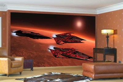 3D Фото Шпалери PHOTODECOR "Космічні кораблі"