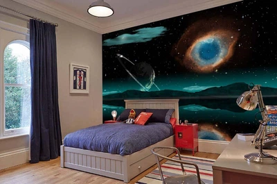 3D Фото Обои PHOTODECOR "Отражение планет"