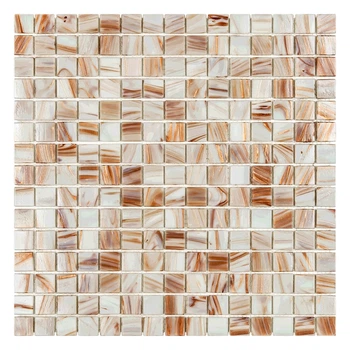 Мозаика стеклянная V-MOS JD003 LIGHT GOLDSTONE Mozaico De Lux