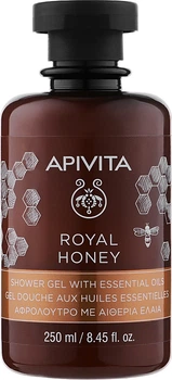 Гель для душу з ефірними оліями "Королівський мед" - Apivita Shower Gel Royal Honey 250ml (172837-21945)