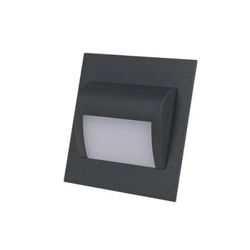Лестничный светильник F&F LS-IAW Inga, 3100K 12VDC/1.2Вт 100Lm Dimmable антрацит