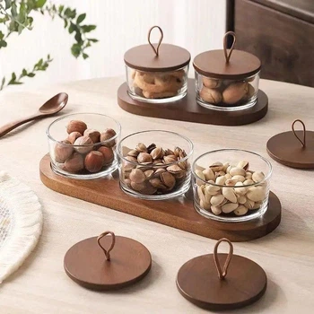 1 2 3 4 WOOD SHELF WALNUT 4点セット 新品 450834884.jpg