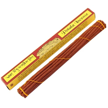Аромапалочки Потала безосновные тибетские благовония Potala incense для медитации и молитвы 20 штук