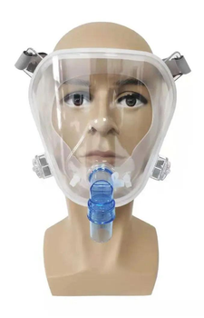 Сіпап маска повнолицева для СІПАП/БІПАП терапії, ШВЛ, неінвазивної вентиляції легень, розмір L