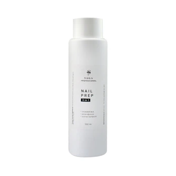 SAGA professional Жидкость 3в1 NAIL PREP 3in1 500 мл