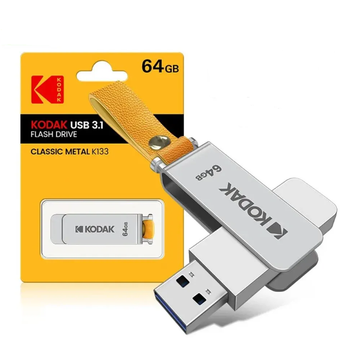 Флешка Kodak K133 64 ГБ USB 3.1 для компьютера Silver