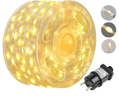 Світлодіодна гірлянда вулична Sun Lamp 1000 led, 100 метрів вуличних садових ліхтарів, 8 функцій, 220в