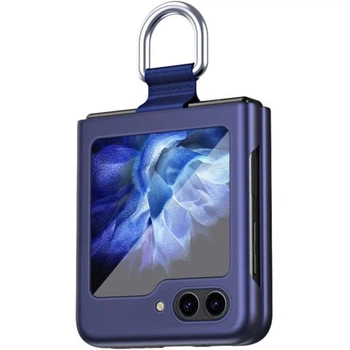 Защитный чехол Deexe Ring Case для Samsung Galaxy Flip 6 / Flip 7 FE - Sapphire