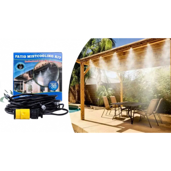 Туманообразователь Patio Mistcooling Kit для беседок и сада 9 м Пастиковая форсунка